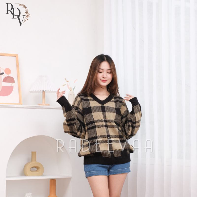 SWEATER RAJUT OVERSIZE KYLA KNIT JUMBO PREMIUM