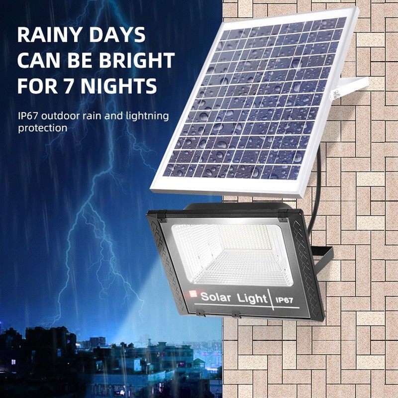 Lampu LED Matahari Surya Solar Light 300W Outdoor Panel 300W