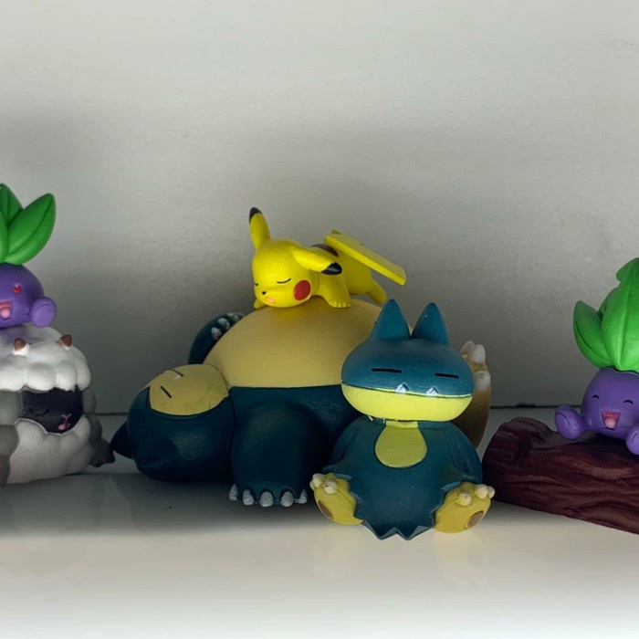 Promo Gashapon / Gachapon Pokemon Sleeping With Snorlax Split Termurah