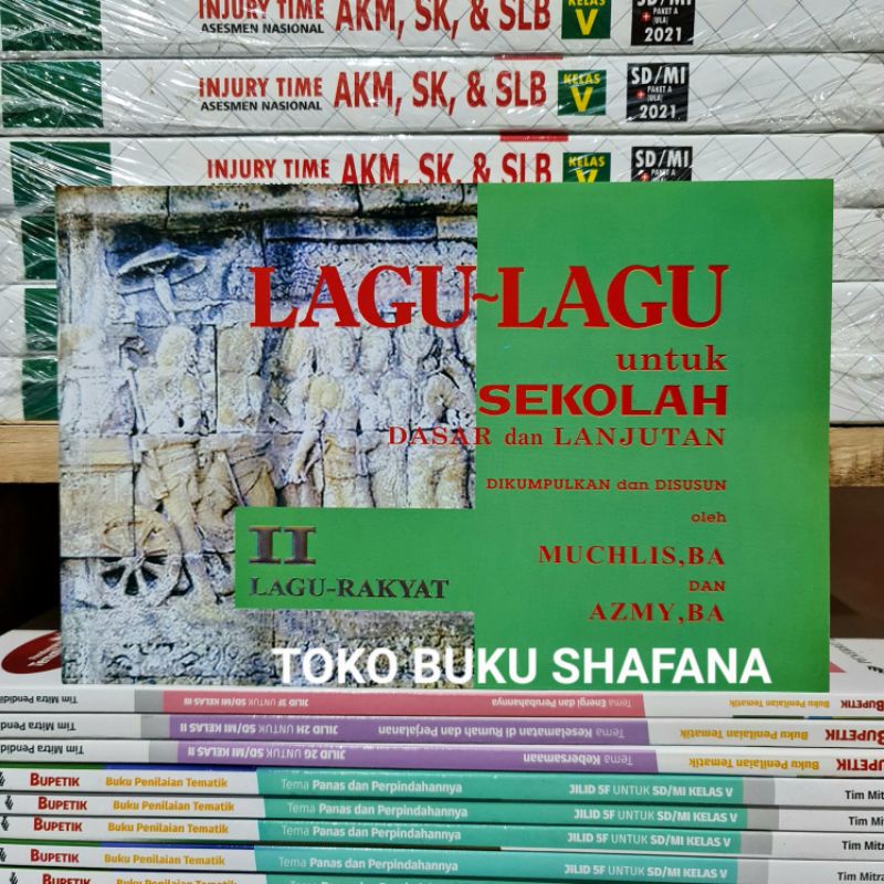 PROMO!!! BUKU LAGU LAGU RAKYAT UNTUK SEKOLAH DASAR dan LANJUTAN