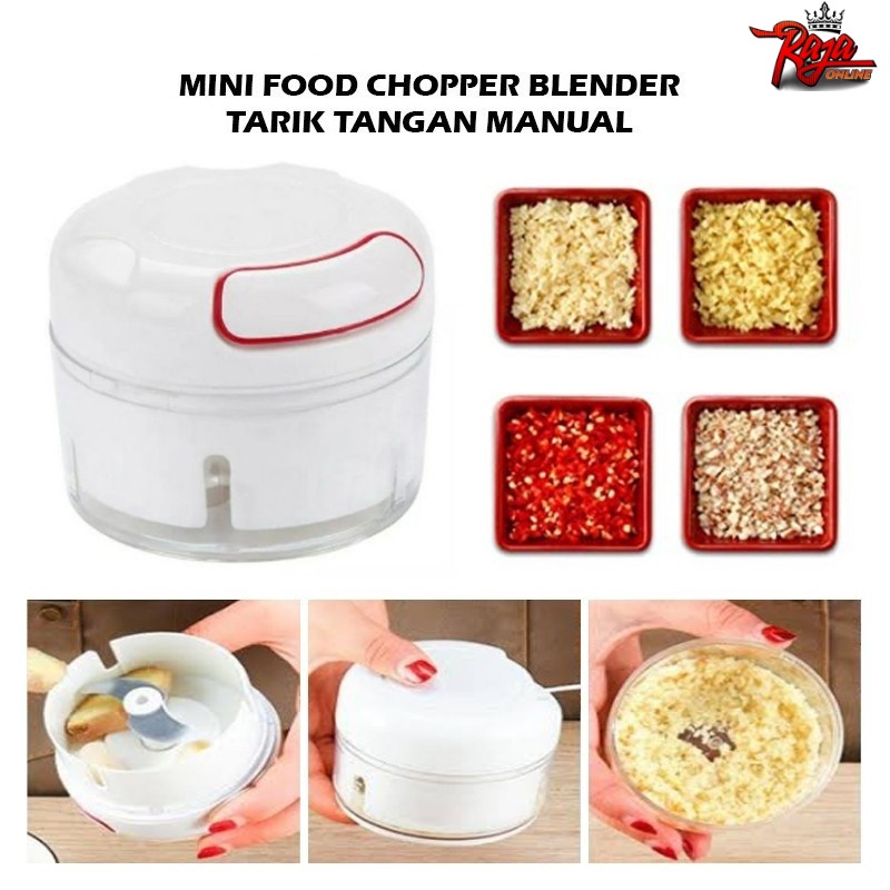 Alat Pemotong Bawang Sayur Blender Tarik Tangan Manual Speedy Chopper