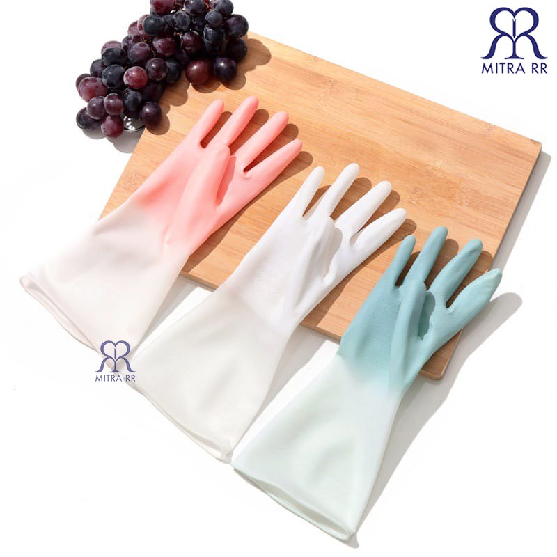 Sarung Tangan Karet Latex Rubber Gloves | Sarung Tangan Cuci Piring Anti Air Serbaguna