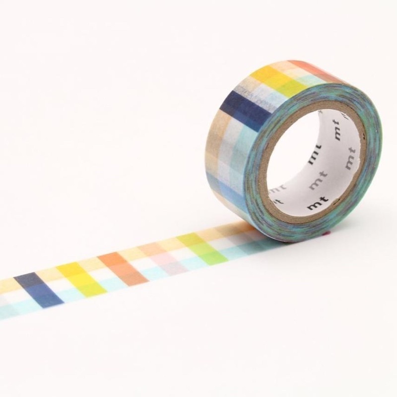 

MT Fab Plaid Washi Tape / Sample