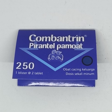 Combantrin 250 Obat Cacing 1 STRIP