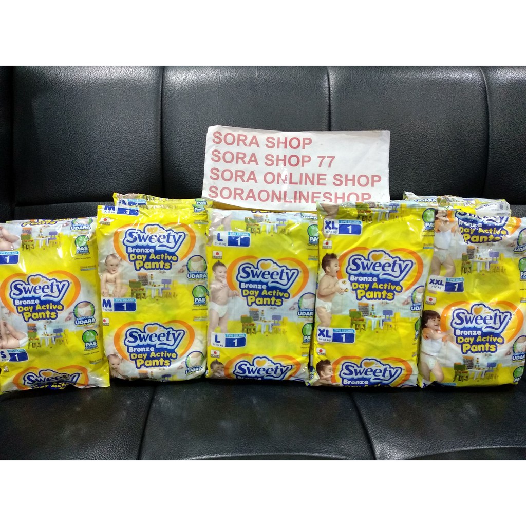 SWEETY Bronze Pants Renceng Isi 6 Pcs XL6/XXL
