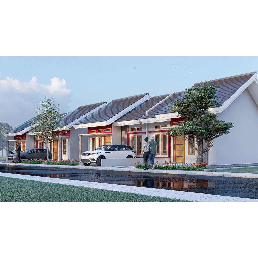 GAMBAR KERJA DESAIN RUMAH TYPE 36