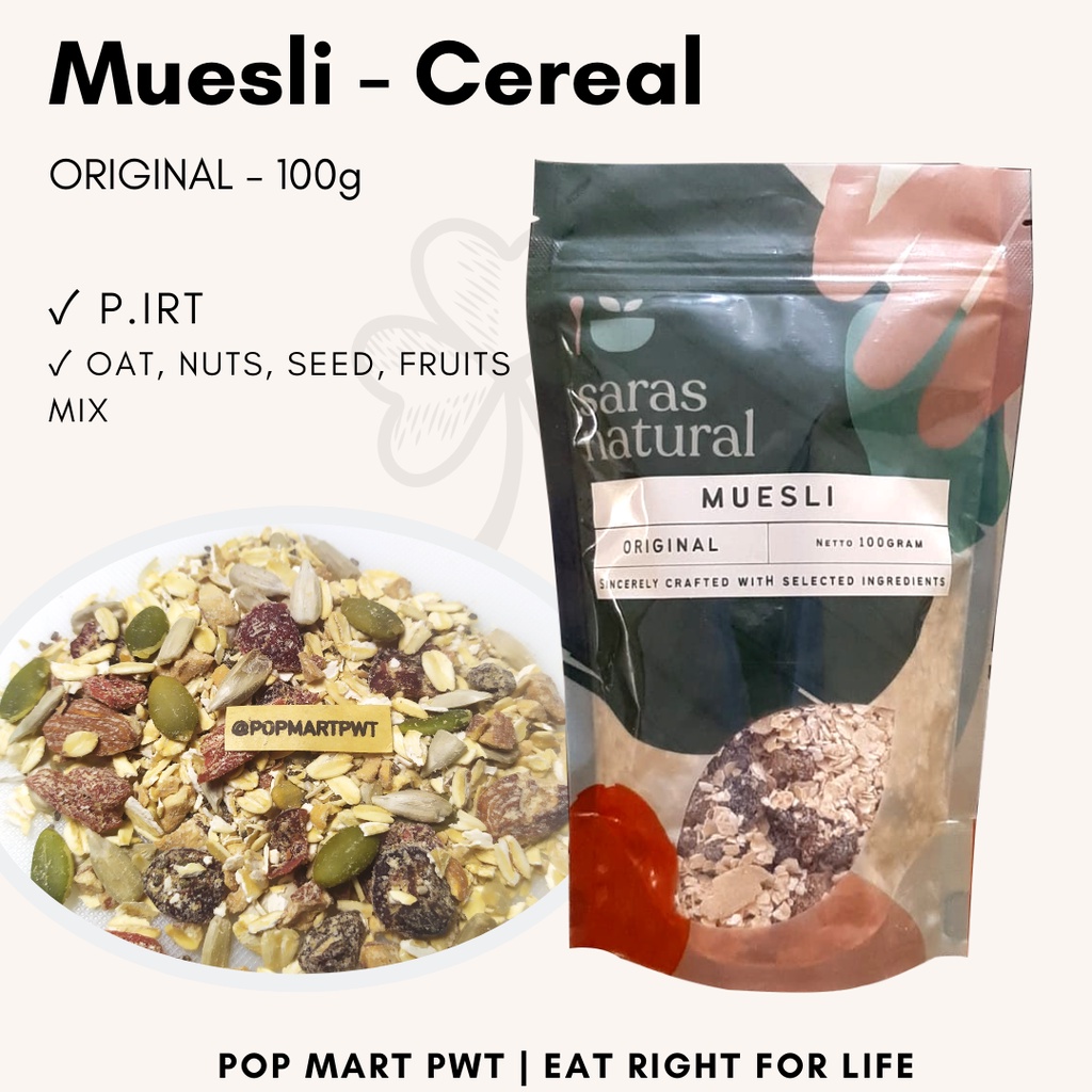 

Muesli 100gram - Original Oat Mix Sereal