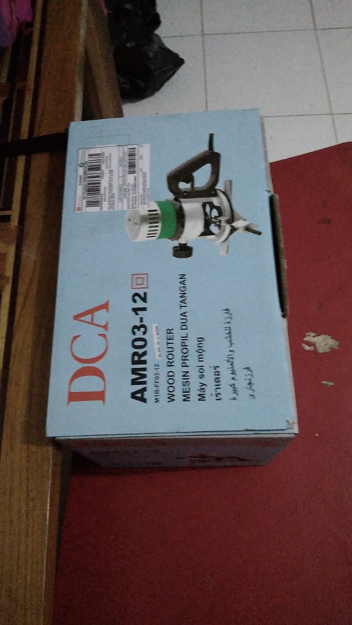 Dca Amr 03-12 Mesin Profil Kayu Router Trimer Profile Wood Router Trimmer Amr03-12