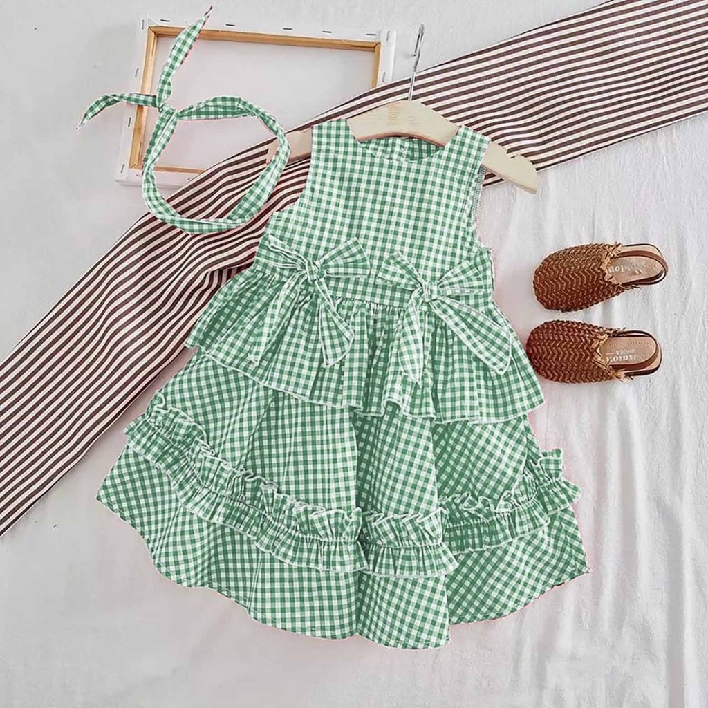Gamis Anak Perempuan Brukat Trend Terbaru 2022 Sage Green Lilac Hijau Sage Syari St Kayla Kid Gaun A