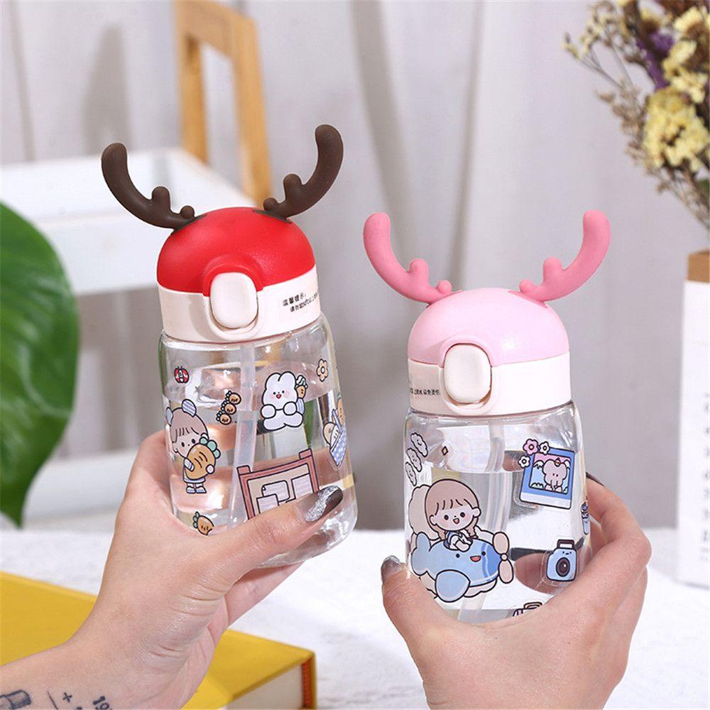 Solighter Botol Air Minum Olahraga 400ML Portable Cartoon Water Cup