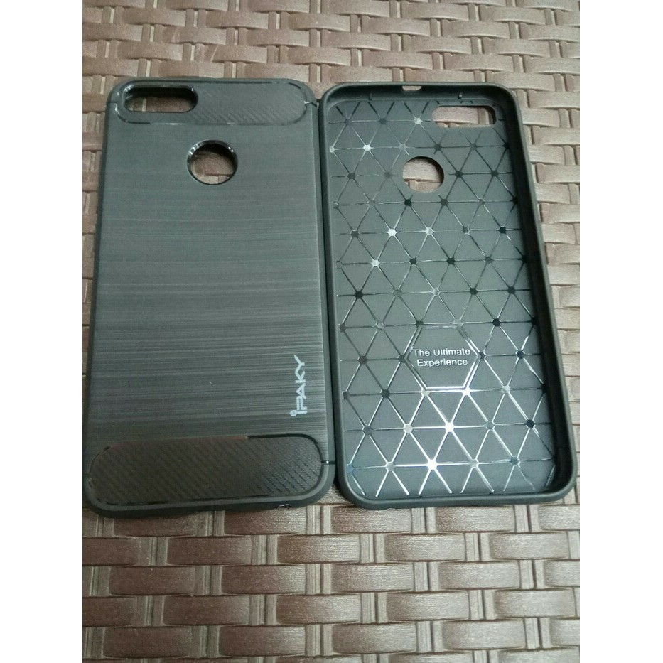 case xiomi Redmi 5 ipaky carbon matte fiber tpu casing softcase