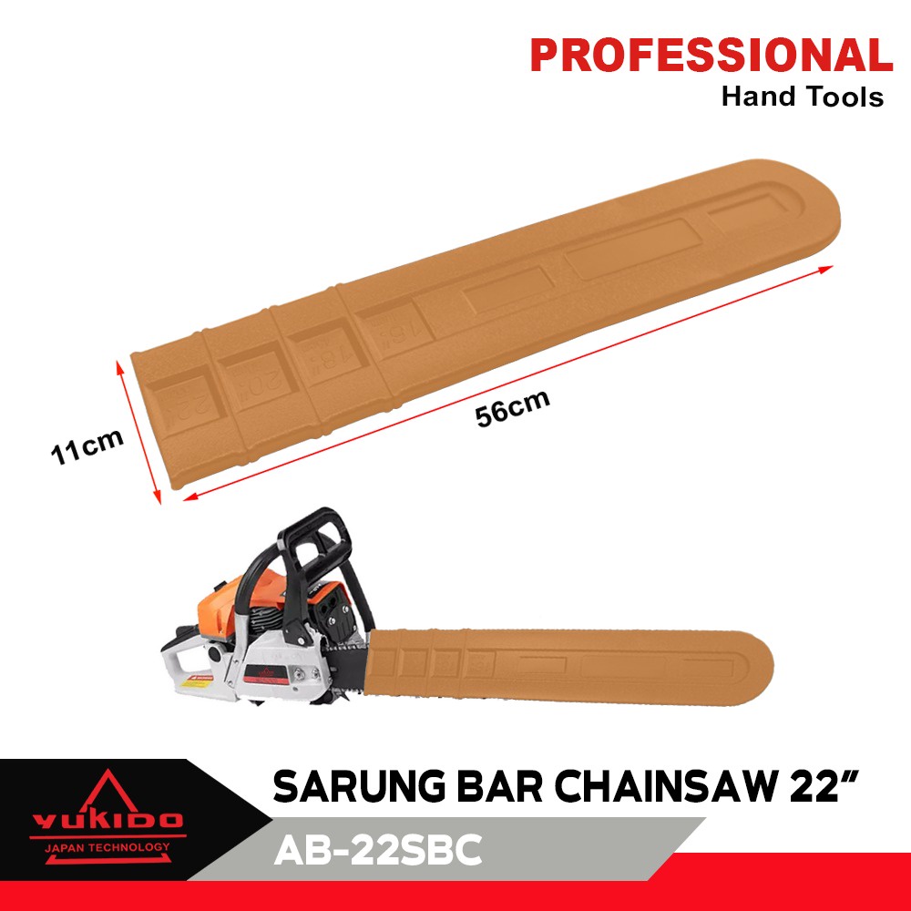 Gergaji Bar Cover Sarung Penjaga Besar Gergaji CHAIN SAW SARUNG BAR TUTUP BAR CHAINSAW 22 Cover Safety Rantai Bar Mesin Chain Saw 20" - 22" Sarung Chainsaw