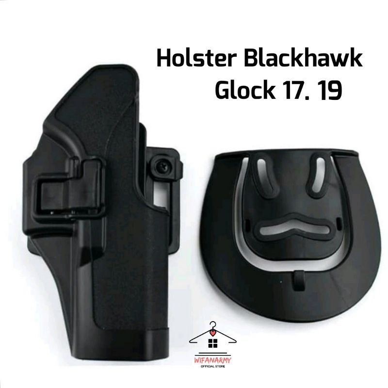 Sarung Pistol / Holster Pinggang Blackhawk Glock 17.19