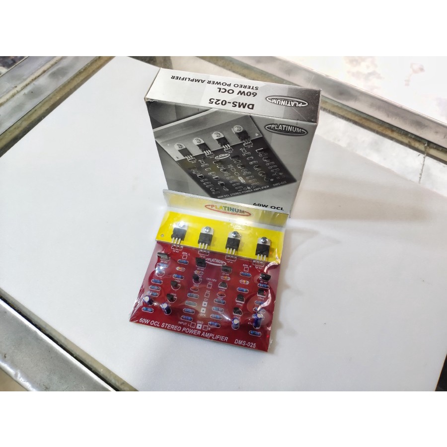 Kit Power Amplifier Stereo DMS 025 Platinum 60W TIP 41 42 Original