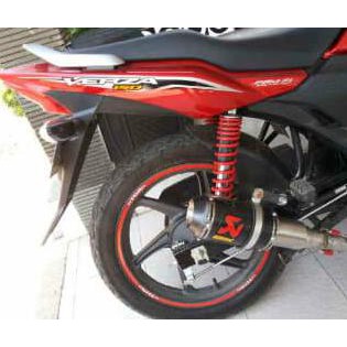 knalpot racing AKRAPOVIC GP FULL SET PNP SCORPIO.VERZA,TIGER, PULSAR