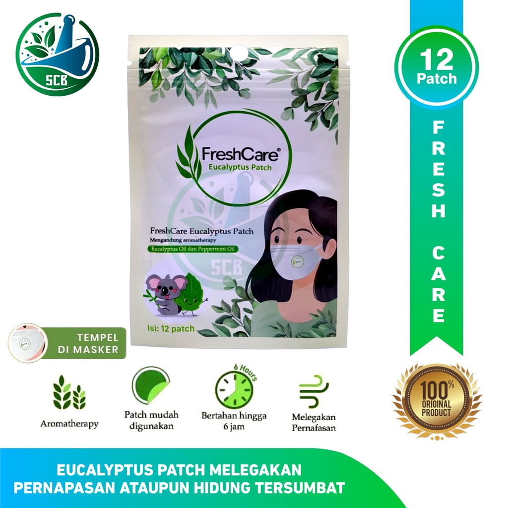 Freshcare Eucalyptus Patch - Per Sachet Isi 12 Patch