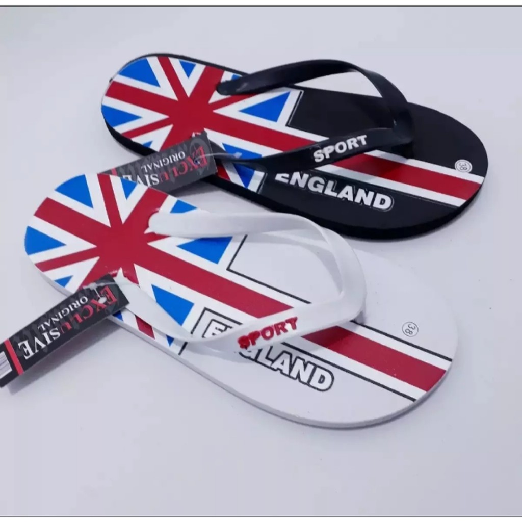  Sandal  Jepit  Distro  Pria  Casual England Shopee Indonesia