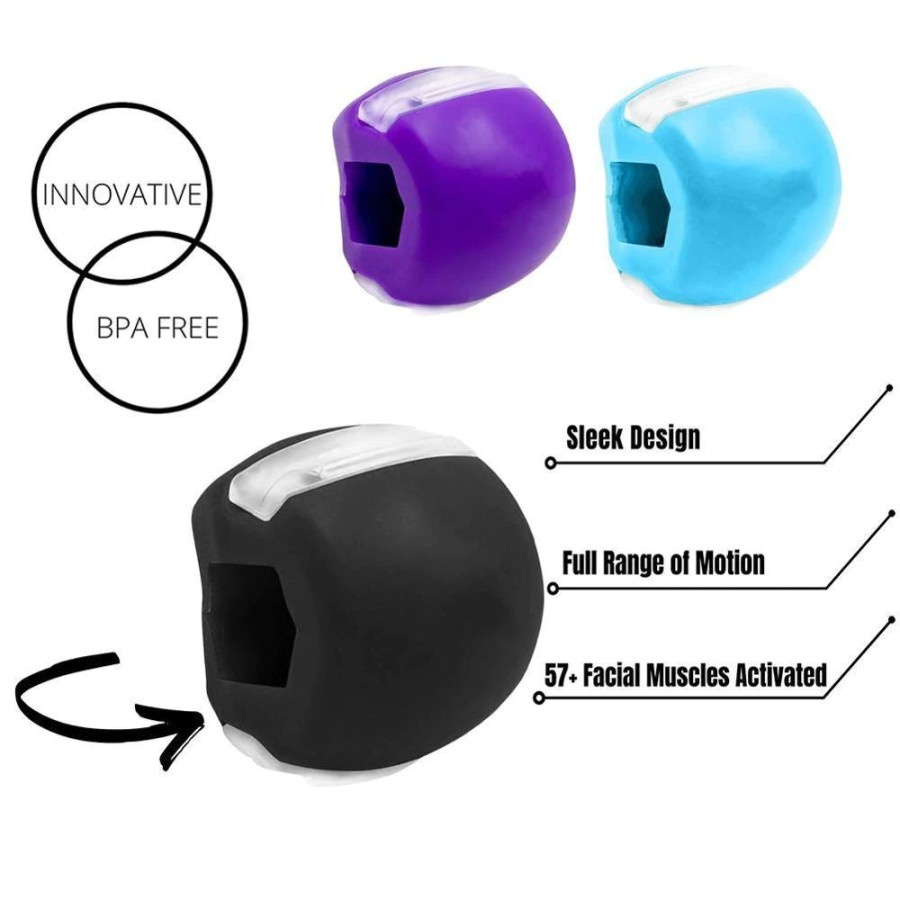 Alat latihan Rahang Jaw Exercise Silicone Training Ball - MBQ-001