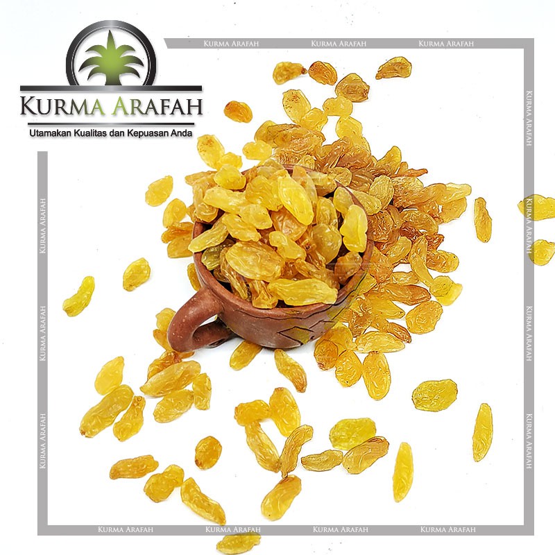 Kismis Anggur Asem Manis / Dried Fruit Camilan Import sehat Oleh Oleh Haji