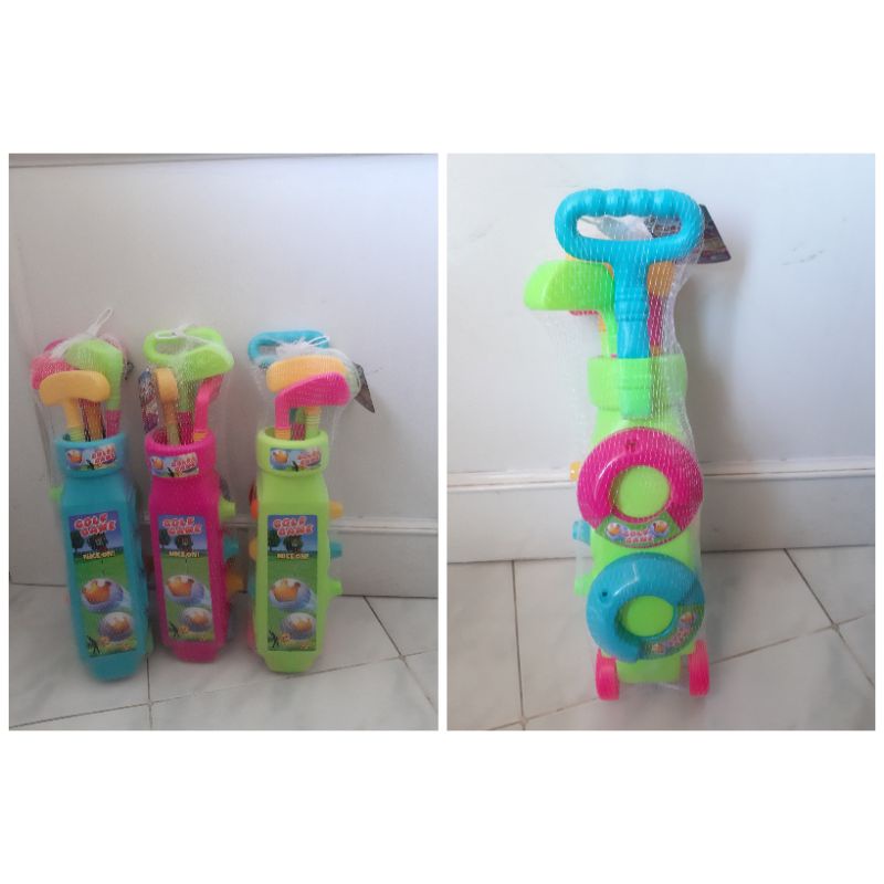 GOJEK SBY MAINAN ANAK BOLA GOLF STIK GOLF SET