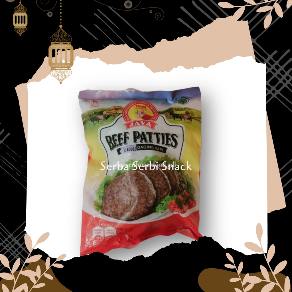 

JAVA - Beef Patties Java 500Gr (isi 10Pcs)