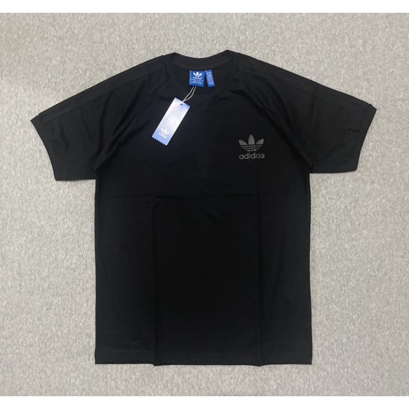 Kaos Adidas Retro California 3 Stripe Full Black
