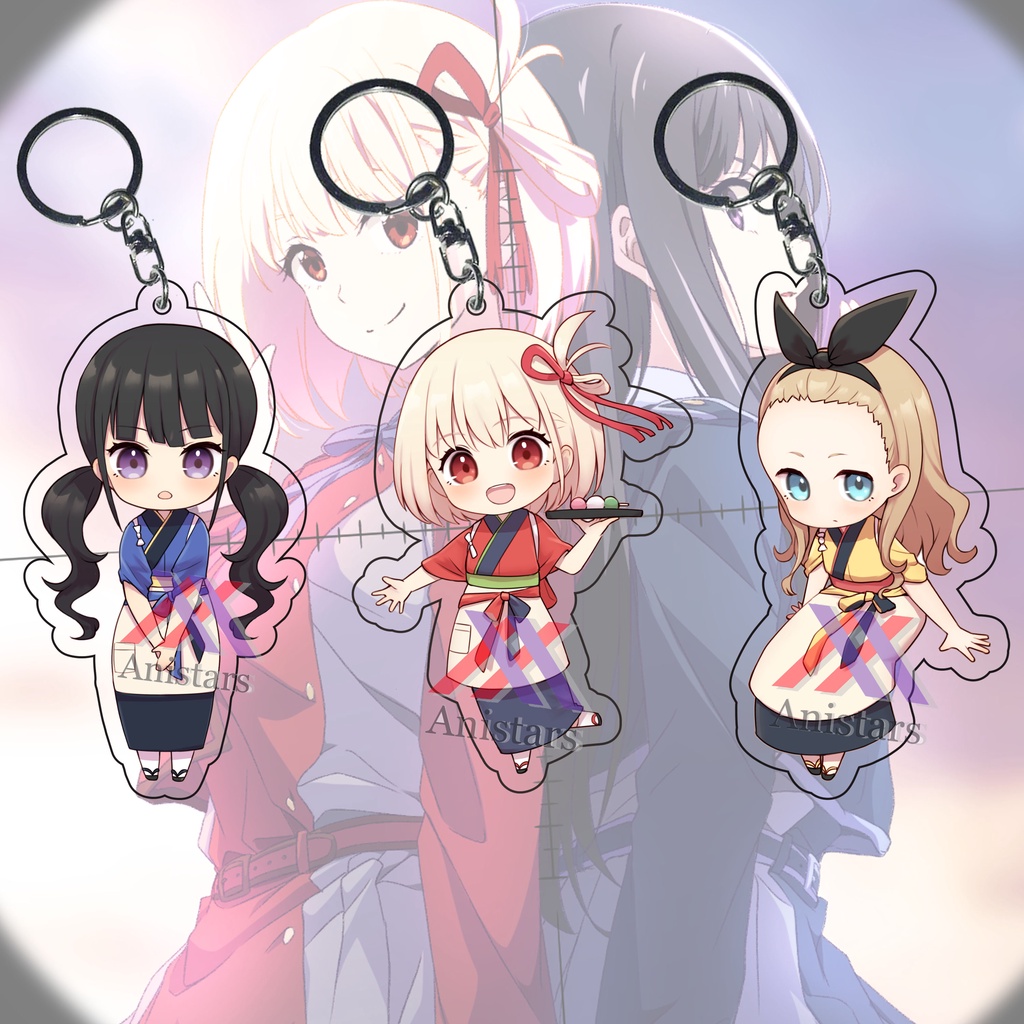 Jual Gantungan Kunci anime Lycoris recoil - Key Chain - Souvenir