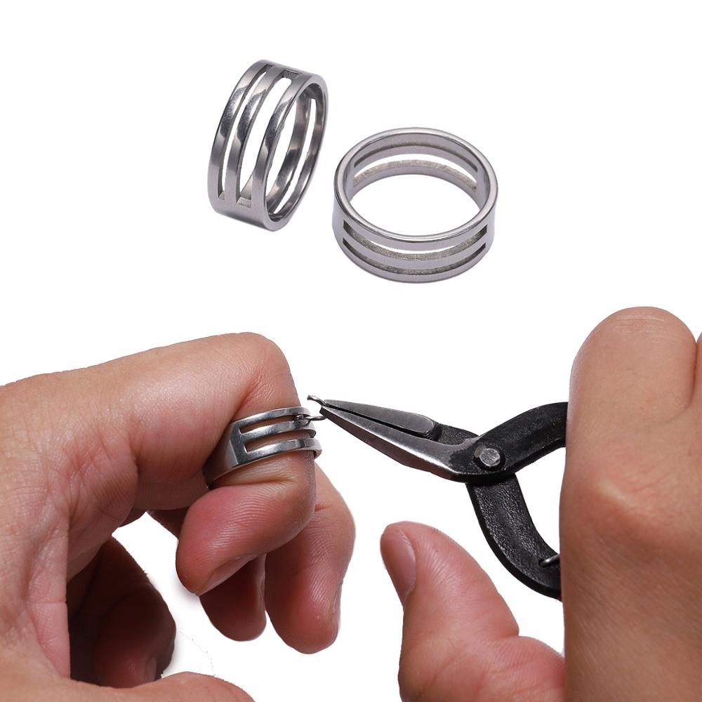 1pc Cincin Jump Ring Bahan Stainless Steel Untuk Membuat Perhiasan Diy