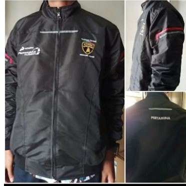 Jaket SPBU pertamina promosi PX turbo