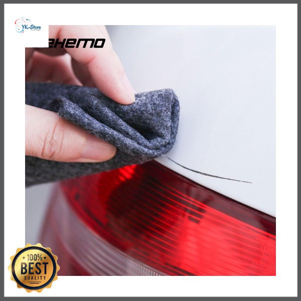 Vehemo Amplas Body Mobil Fix Clear Car Scratch Polish Cloth 20x10 cm 056 Gray Grab Medan