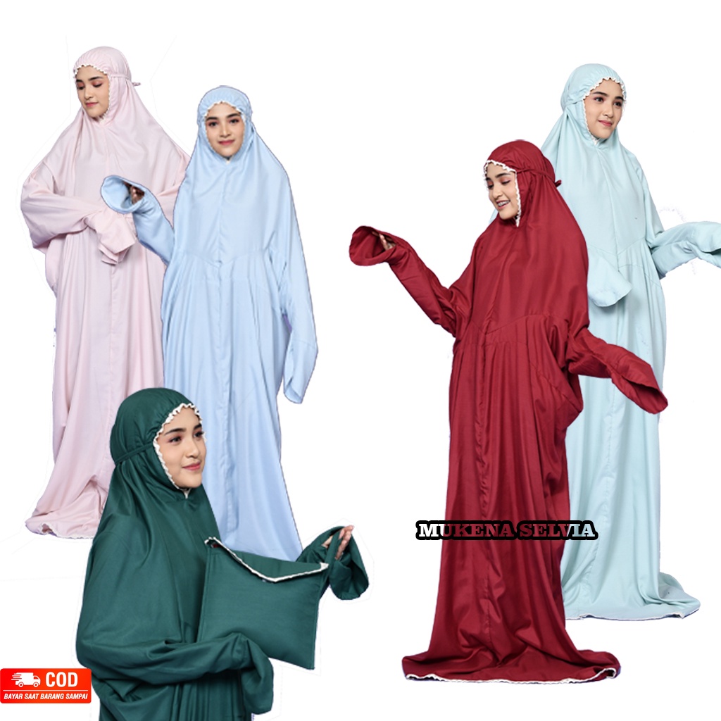 MUKENA MUKENAH TERUSAN KATUN POLOSAN