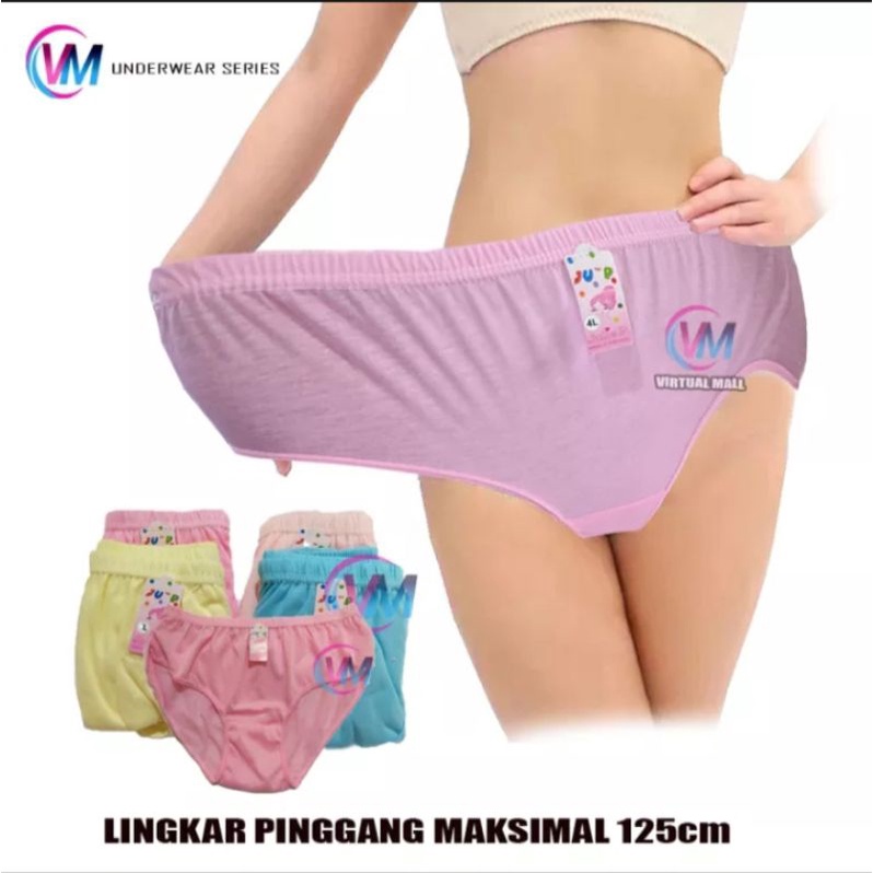 celana dalem wanita jumbo big size M l XL 3L 4L 5L /CD wanita jumbo / super jumbo /CD wanita jumbo l