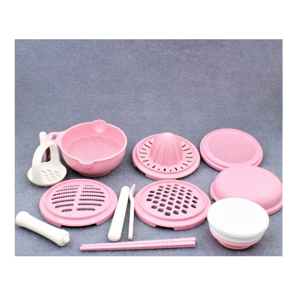 BSS Set 11 IN 1 Peralatan Makan Bayi Food Maker Baby safe Food Grinding