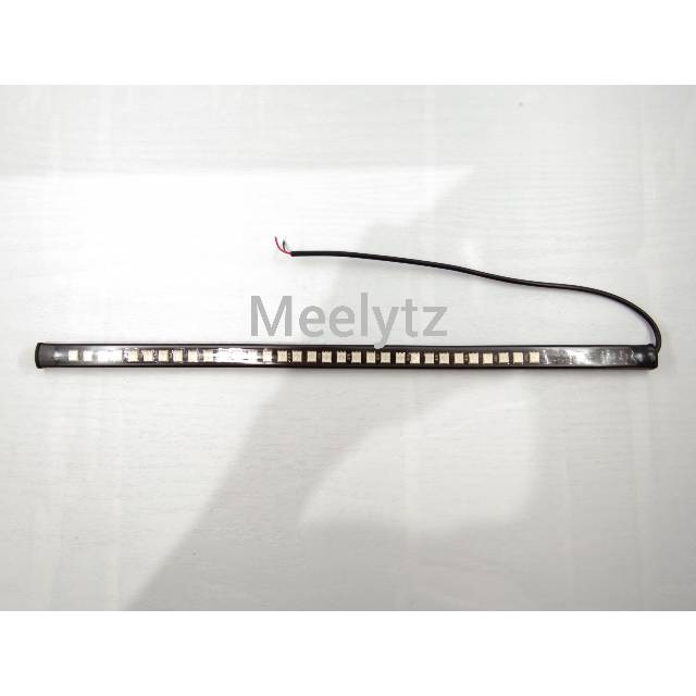 Lampu LED strip fleksibel strobo welcome 32cm banyak mode pelangi