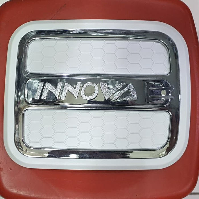 Tanc cover tutup tangki bensin toyota INNOVA INOVA 2004 sampai 2015 warna putih ICON 2005 2006 2007 2008 2009 2010 2011 2012 2013 2014