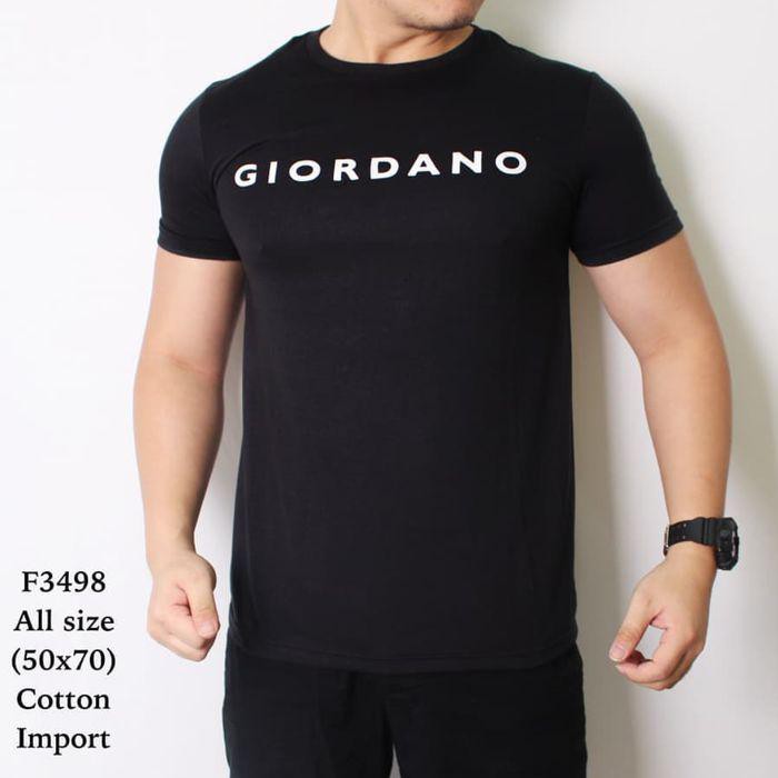 Baju kaos GIORDANO POLOS pria / baju kaos distro pria