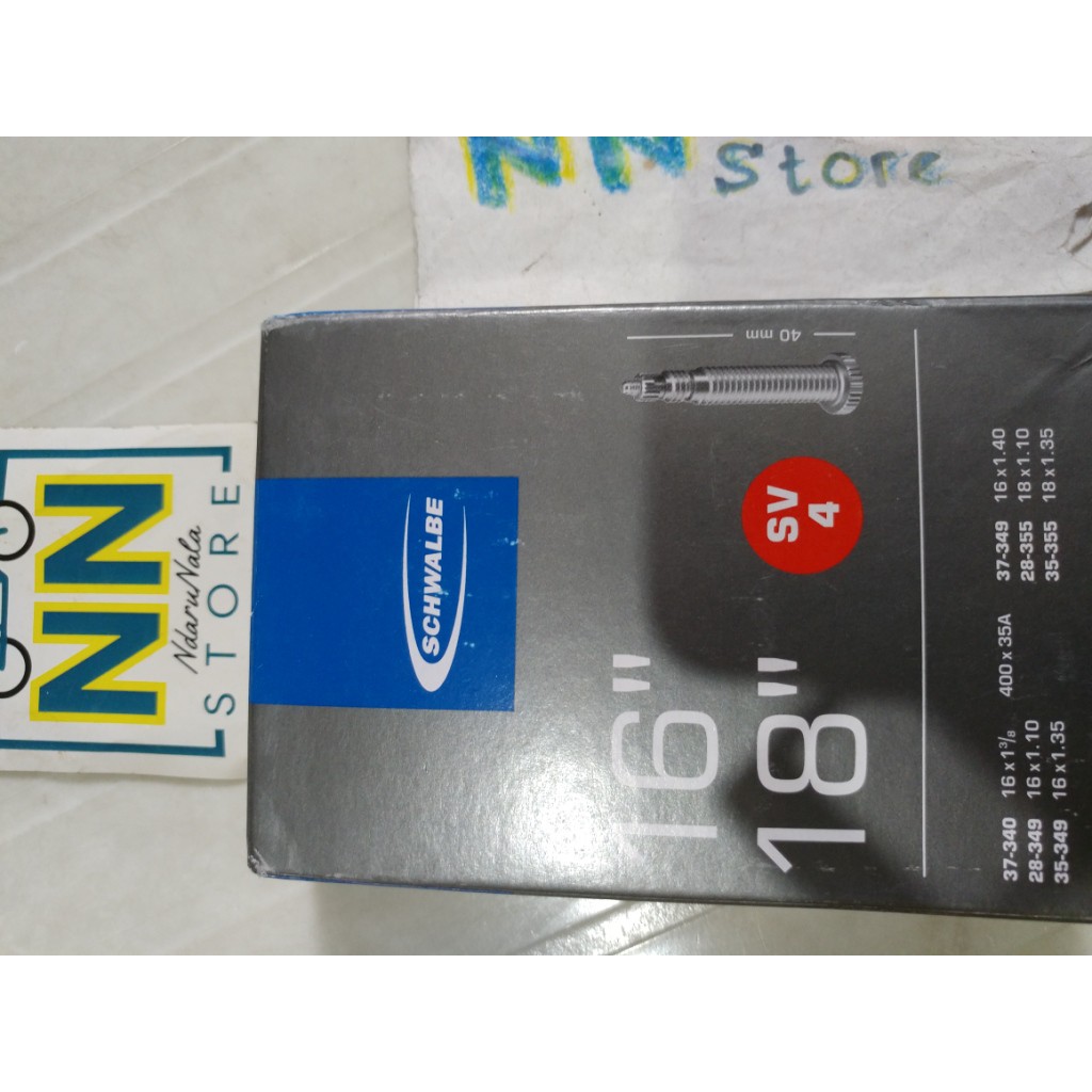 Ban Dalam 16 x 1 3/8 Schwalbe Seli Sepeda Lipat Gowes nn store