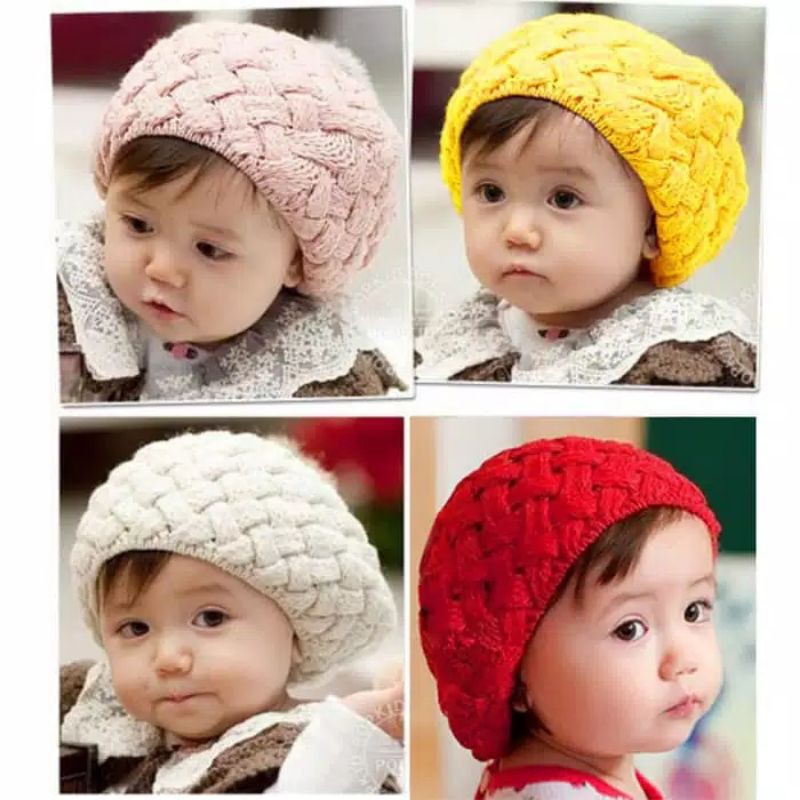 Topi Rajut bayi model nanas - kupluk anak - pineapple baby hat