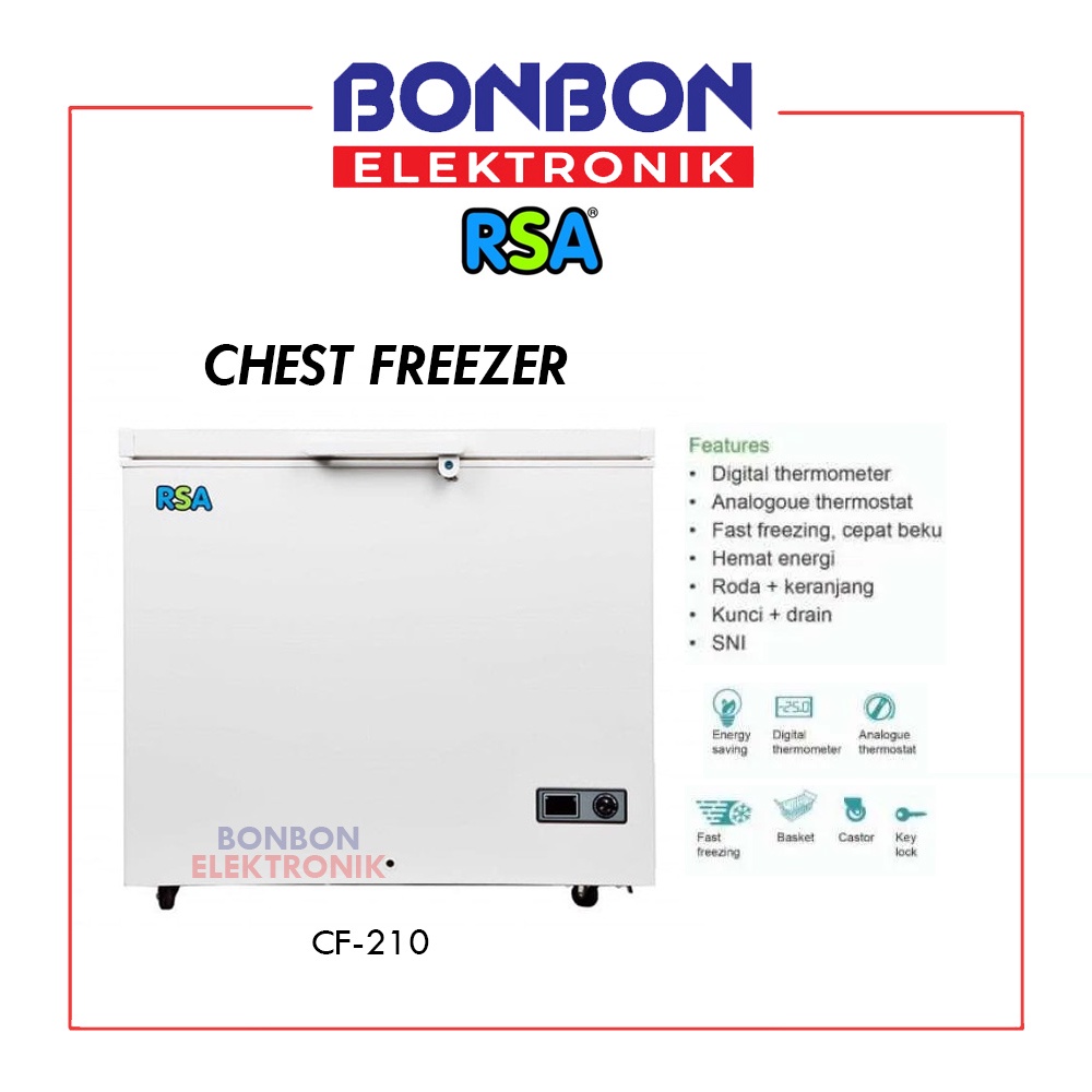 RSA Chest Freezer CF-210 / CF210 [199 L]