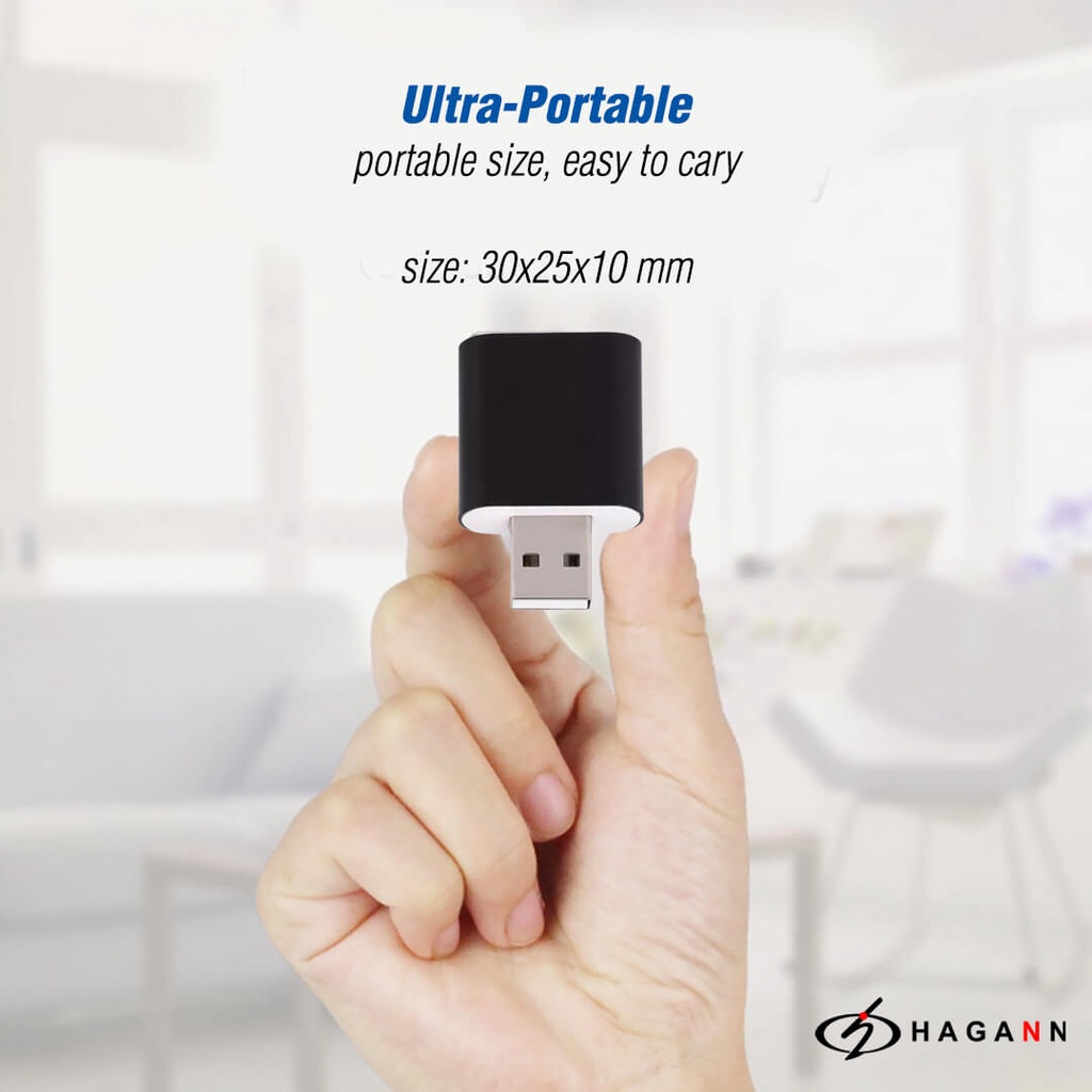 Soundcard 7.1 Converter USB to 3.5mm Aux Mini External Sound Card PC Son Card Audio Komputer Laptop