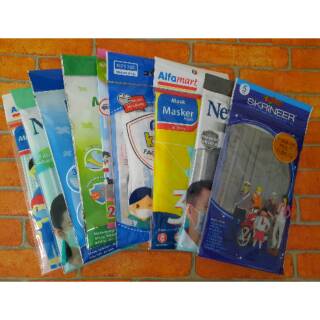 Masker sensi, skinner, indomaret, next care, alfamart