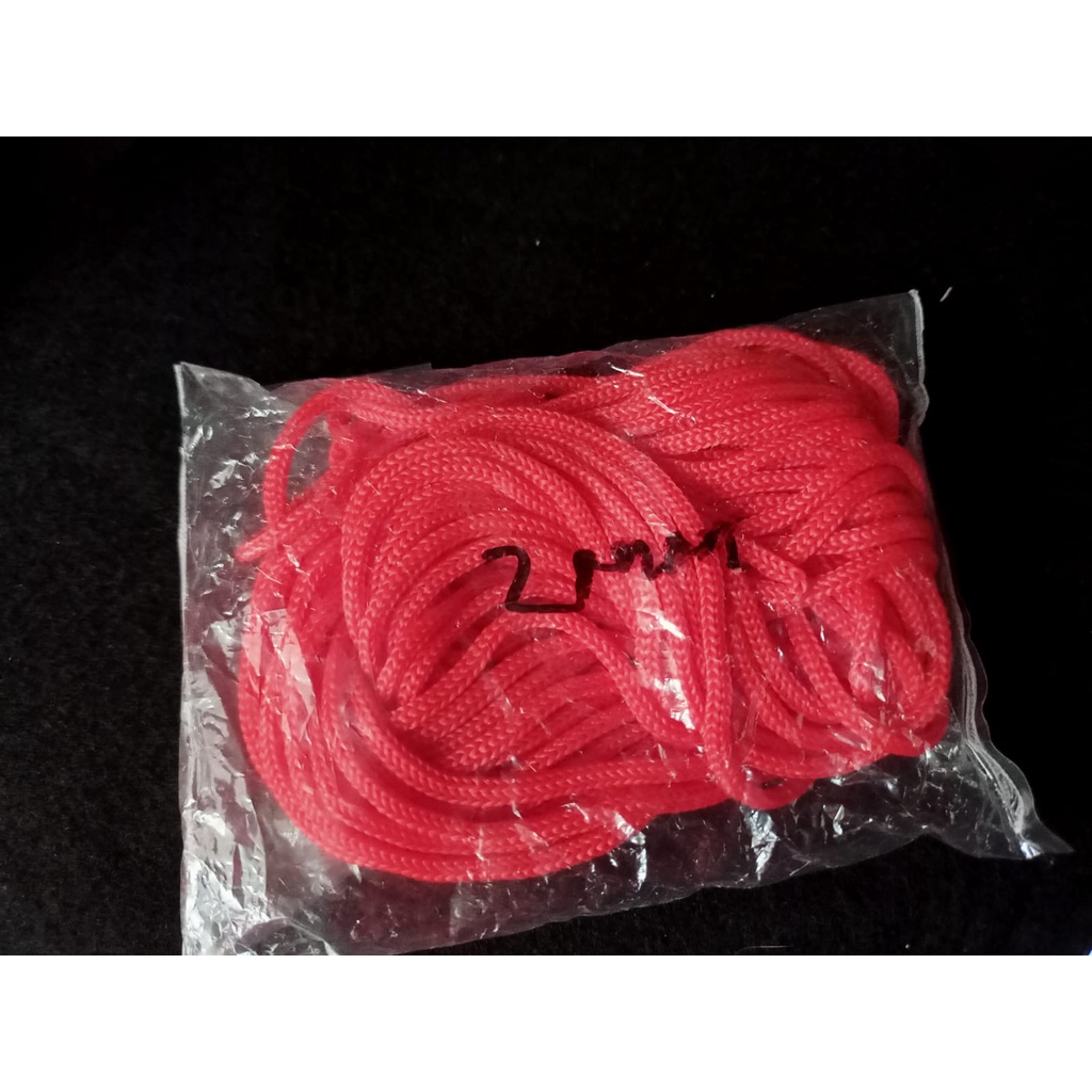 

Tali Kur Merah Cabe 2mm Per 10 meter