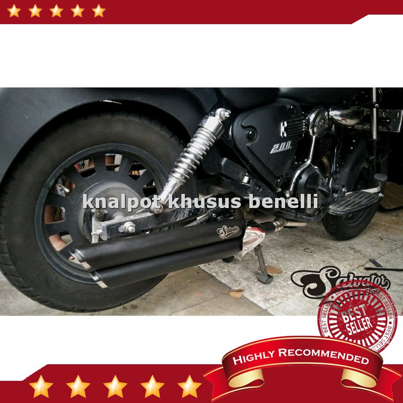 Harga Fullsystem Knalpot Racing Benelli Motobi 200 evo dan efi