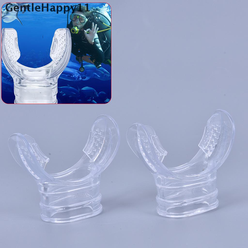 Gentlehappy 1PC Selang Snorkel Bahan Silikon Transparan Untuk Diving / Renang