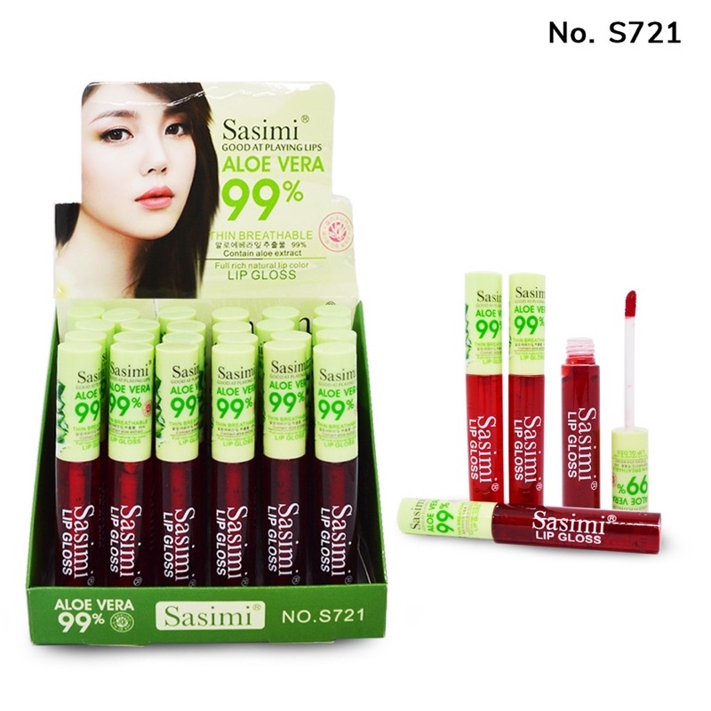 ✨NAGIHI✨ ECER - SASIMI ALOE VERA LIPTINT - Sasimi Aloe Vera Liptint 99% Lip Tint