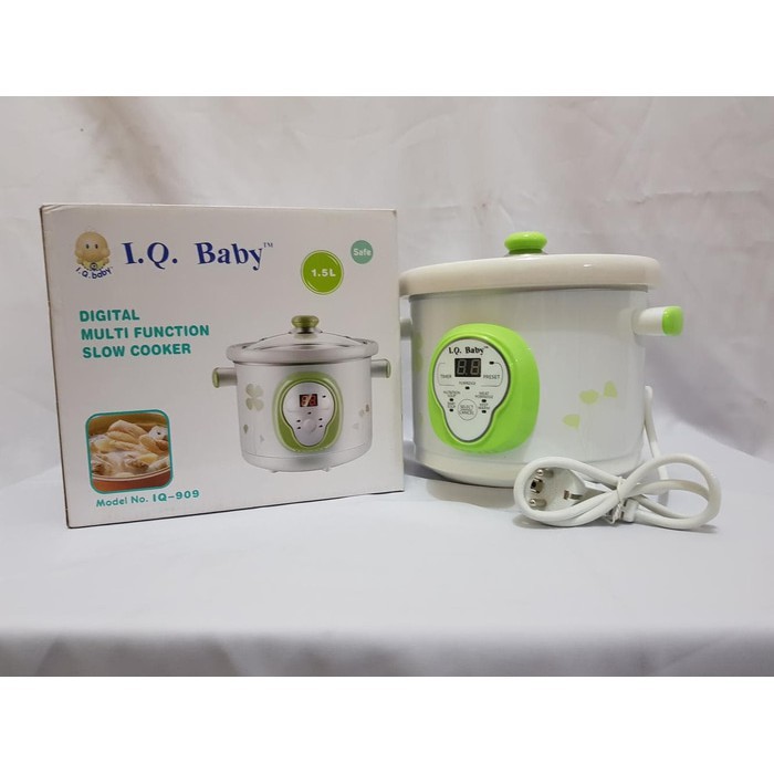 Iq Baby digital multi function slow cooker - Alat Pengolah Makanan Bayi