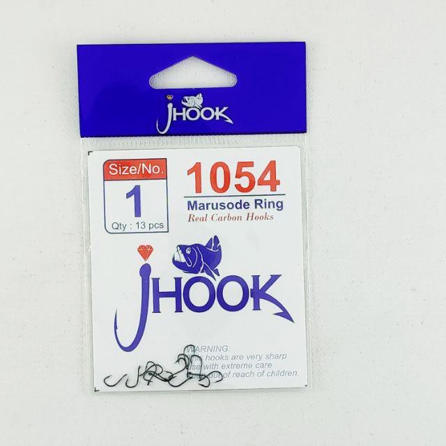 Kail Pancing Carbon JHook Type 1054 isi 13 pcs