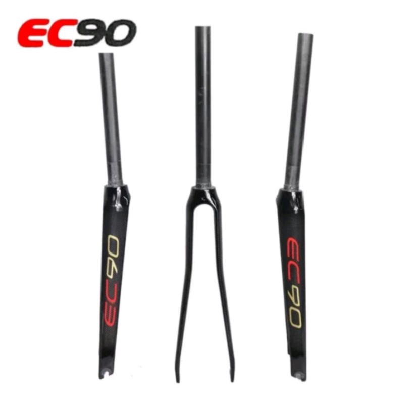 EC90 Fork Carbon 700C Fork Full Carbon Rigid Sepeda Roadbike