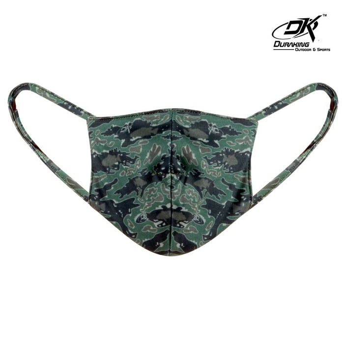 Masker Kain Anti Virus - DK MASKER DK CAMOU JUNGLE BROWN (1 Pcs)