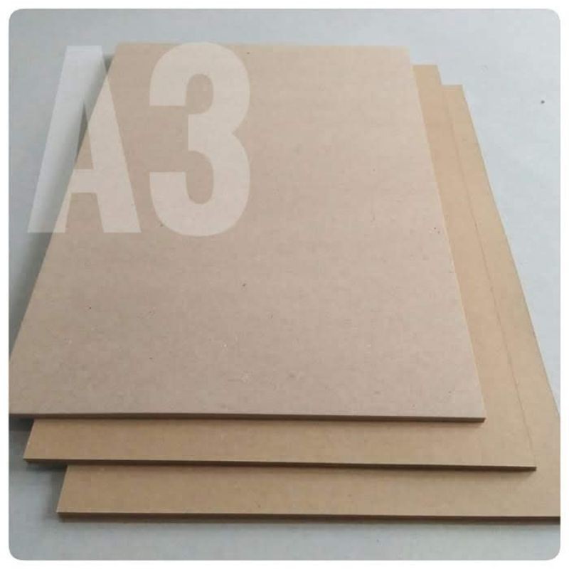 

( 50 lembar ) Kraft Liner 350 Gsm / Kertas Samson Karton Uk A3 29.7 cm X 42 cm